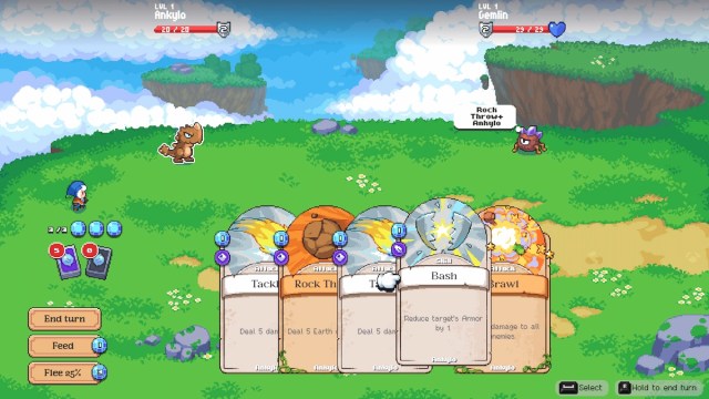 Moonstone Island Review In Progress Card Battle