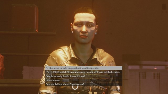 Starfield Izna Sundararaman Offering Sleepcrate For Sale