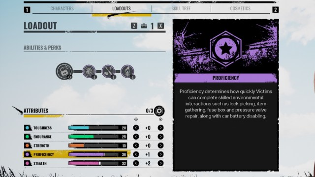 Texas Chain Saw Massacre Best Connie Build Attributes