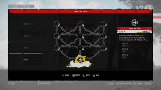 Texas Chain Saw Massacre Best Leland Build Life Saver Ability