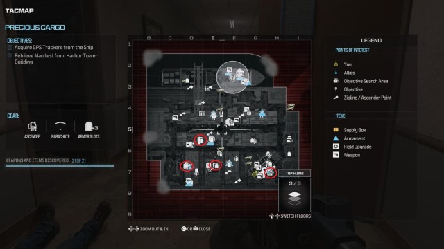 Modern Warfare 3 Precious Cargo All Field Upgrade Locations