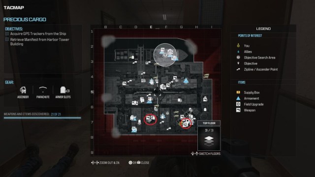 Modern Warfare 3 Precious Cargo Plate Carrier Locations