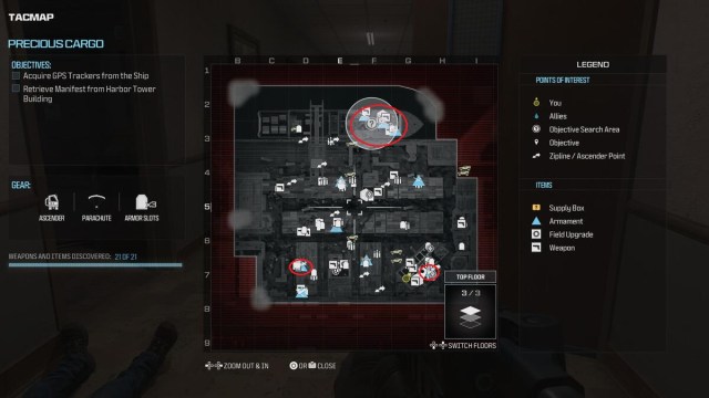 Modern Warfare 3 Precious Cargo All Armaments Locations