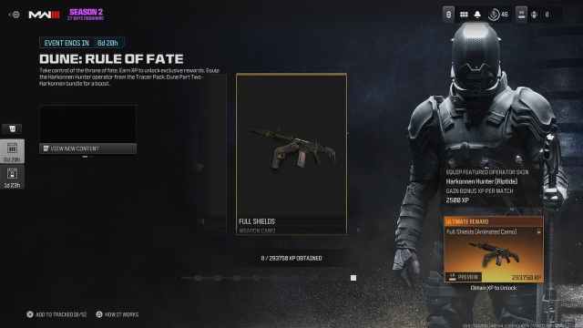 Modern Warfare 3 Dune Event