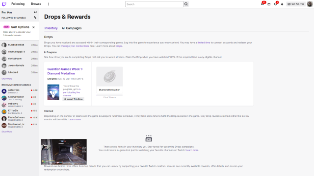 How to link Bungie and Twitch for Destiny 2 Diamond Medallion
