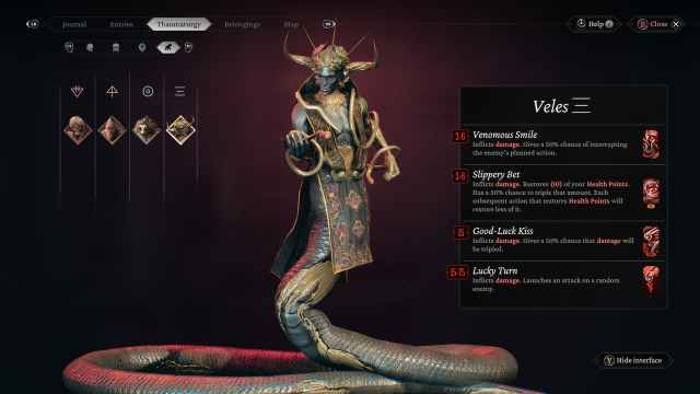 The Thaumaturge Salutors Screen