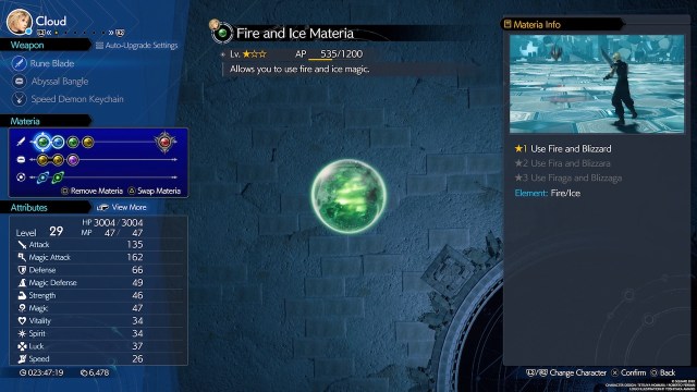 Best Ff7 Rebirth Cloud Build Weapons Materia Folios And Accessories Fire Ice