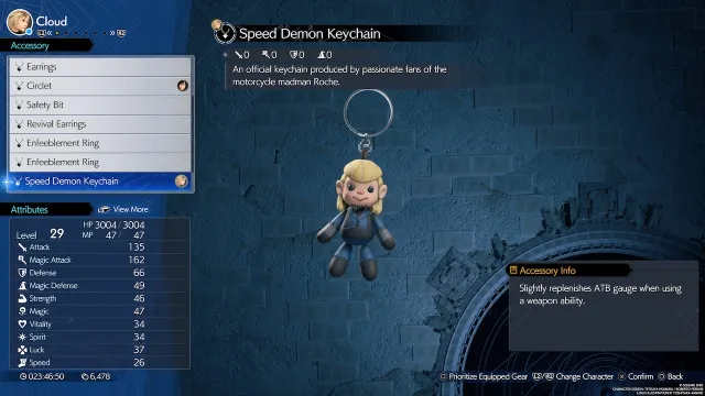 Best Ff7 Rebirth Cloud Build Weapons Materia Folios And Accessories Keychain