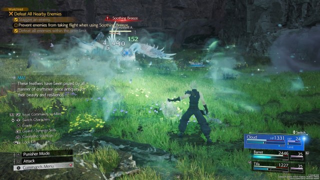 Ff7 Rebirth How To Stop Enemies From Taking Flight Using Soothing Breeze Whymzelett