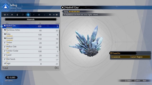 How To Make Money Fast In Final Fantasy 7 Rebirth Ff7 Sell Materials