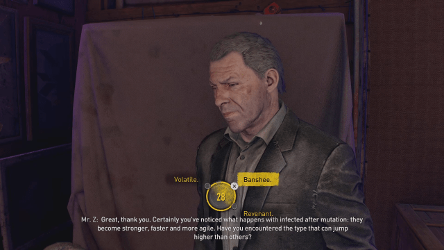 Dying Light 2 Mr. Z Question