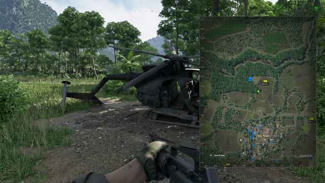 Gray Zone Warfare Helicopter Location