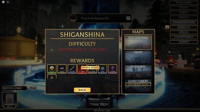 How To Shift In Attack On Titan Revolution