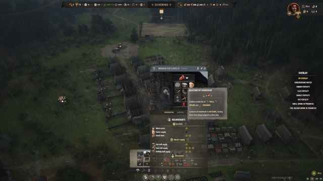 Manor Lords Blacksmith Backyard