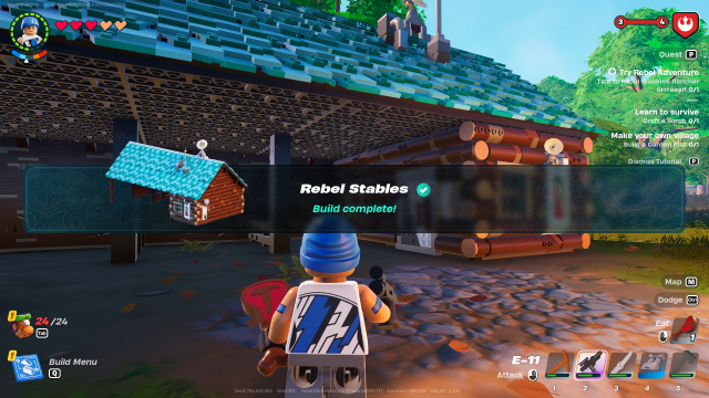 Where to find Rebel Wookie Rancher Grrraaalf in Lego Fortnite