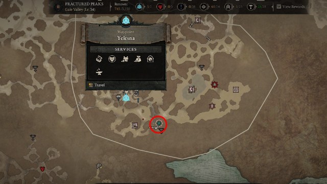 Telen Pine Passage Location Diablo 4