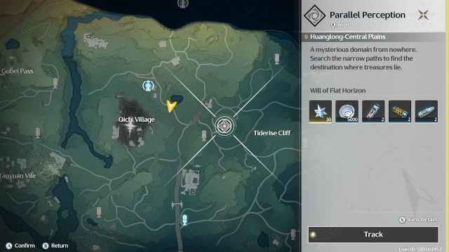 Wuthering Waves Parallel Perception Map