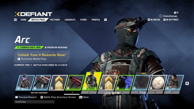 Xdefiant Battle Pass Menu