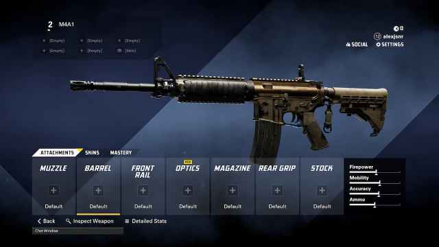 Xdefiant M4a1 Attachments