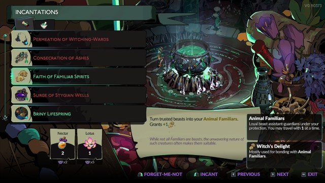 Best Animal Familiar In Hades 2 And How To Get Them Incantation