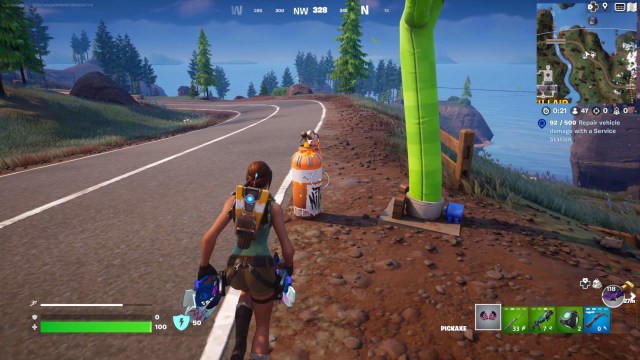 How to damage opponents while infused with Nitro in Fortnite