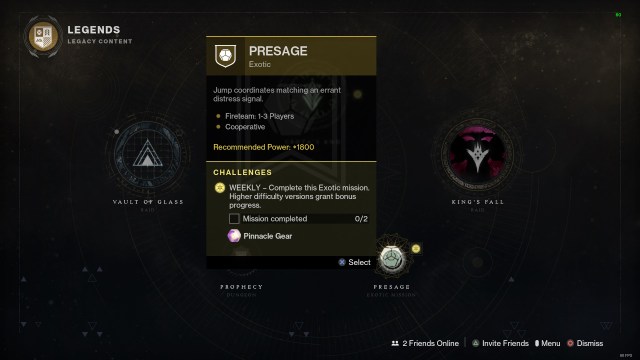 How to start Zero Hour Exotic Mission in Destiny 2