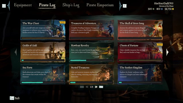 Sea Of Thieves Reputation