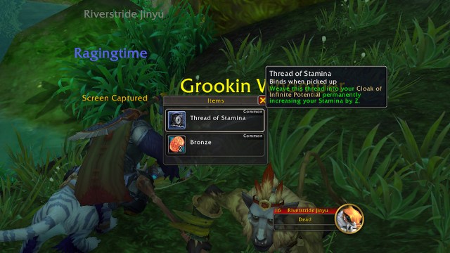 Thread Of Stamina Mists Of Pandaria