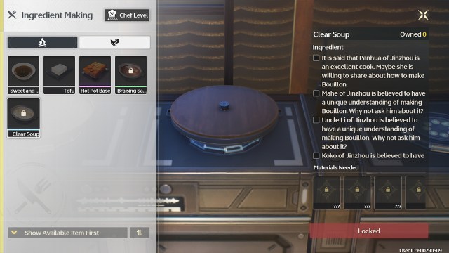 Wuthering Waves Clear Soup