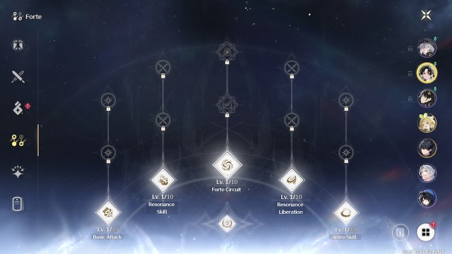 Wuthering Waves Resonater Tree