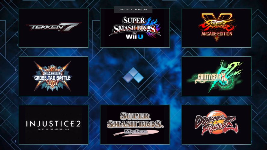 Evo 2018 Games Lineup