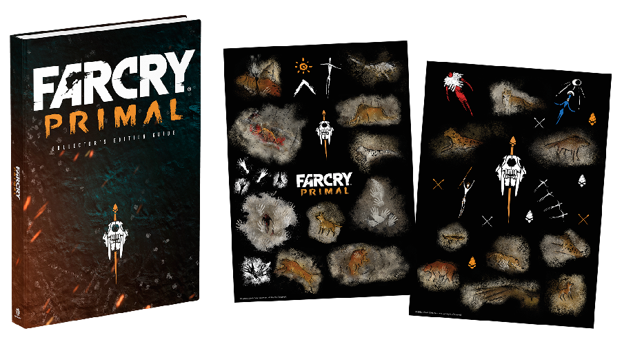Far Cry Primal Collector's Edition guide and removable clings